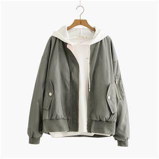 Bomber Jacket Green - One Size