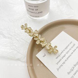 Alloy Cats Eye Stone Hair Clip
