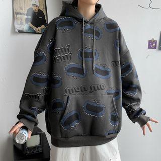 Print Hooded Loose-fit Hoodie