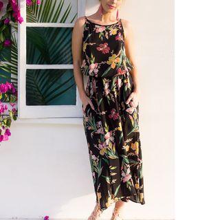 Floral Print Maxi Sundress