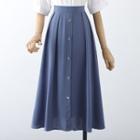 A-line Midi Skirt / Short-sleeve Blouse / Set
