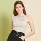 Eco-friendly Sleeveless Twisted Top