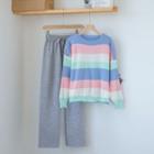 Striped Sweater / Sweatpants