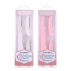 Foldable Eyebrow Razor With Replacement Blade Random Color - One Size