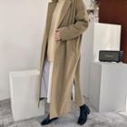 [lovb] Single-breasted Maxi Coat