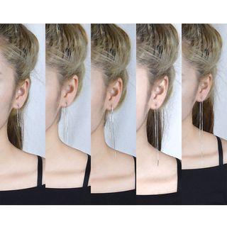 Thread Through Earring