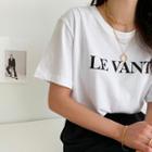 Le Vant Letter Boxy T-shirt