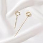 Drop Ear Cuff 01 - 6858 - Kc Gold - Gold - One Size