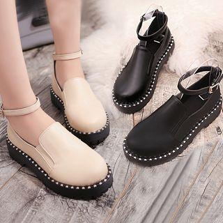 Strapped Oxfords