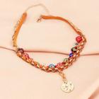 Floral Bead Choker Multicolor - One Size