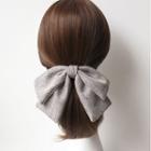 Herringbone Bow Hair Clip