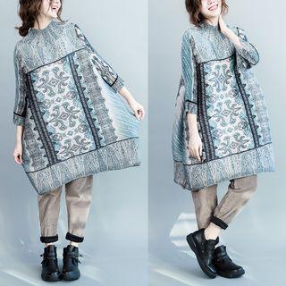 Printed Oversized Dress