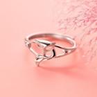 Fox Sterling Silver Open Ring Ring - S925 Silver - Silver - One Size