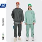 Unisex Reflective Loose-fit Printed Pullover / Reflective Jogger Pants