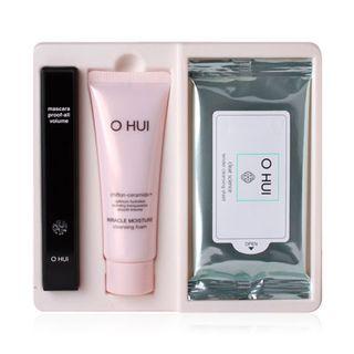 O Hui - Mascara Proof-all Volume Set : Volume Mascara 8ml + Foam 40ml + Cleansing Sheet 1pack 3pcs