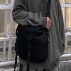 Plain Lightweight Messenger Bag As Shown In Figure - One Size