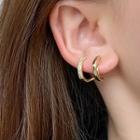 Layered Ear Cuff 1 Pair - Gold - One Size
