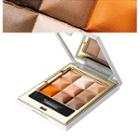 Seantree - 3x3 Cube Eyeshadow (#03 Orange Brown) (2 Types) Design 1 Pink One Piece
