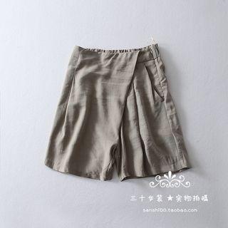 Wide Leg Shorts Grass Green - S