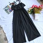 Ruffle Wide-leg Jumpsuit