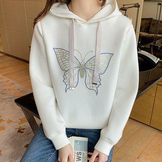 Rhinestone Butterfly Hoodie