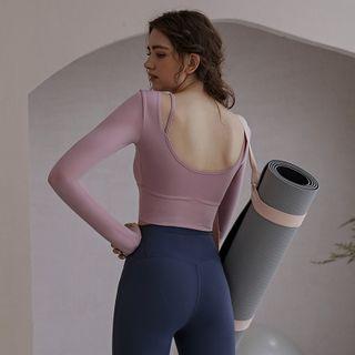 Long-sleeve Sports Padded Top