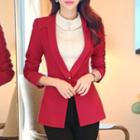 Single-button Long Blazer/trousers