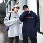 Couple Matching Japanese Character Print Hoodie