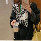 Short-sleeve Leopard T-shirt As Shown In Figure - One Size