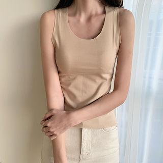 Fleece-lined Stretchy Tank Top