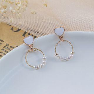 Sweetheart Beaded Earrings Era041 - 07 - One Size