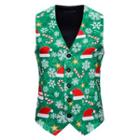 Christmas Print Vest