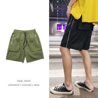 Zip-up Pocket Shorts
