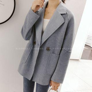 Notch-lapel Double-breasted Jacket