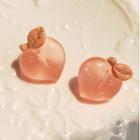 Peach Resin Earring