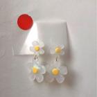 Acrylic Flower Dangle Earring 1 Pair - Translucent - One Size