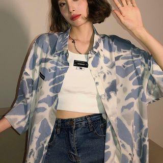 Long-sleeve / Short-sleeve Tie Dye Shirt