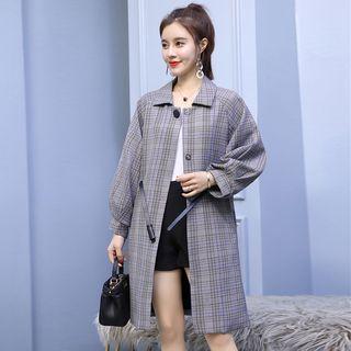 Long-sleeve Coatdress With Belt