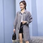 Long-sleeve Coatdress With Belt