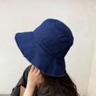 Plain Bucket Hat Navy Blue - One Size