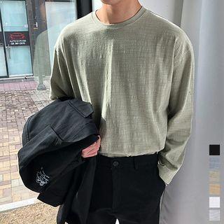 Loose-fit Textured T-shirt