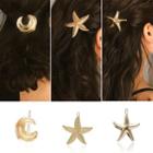 Alloy Moon / Starfish Hair Clip