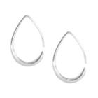 Teardrop Hoop Earrings One Size