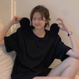 Short-sleeve Cartoon Ear T-shirt