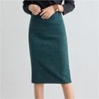Band-waist M Lange Midi Skirt