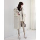 Hooded Duck-down Padding Long Coat