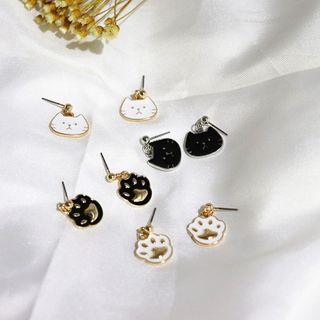 Alloy Cat / Paw Dangle Earring