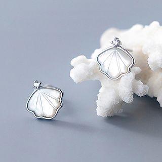 Shell Sterling Silver Dangle Earring