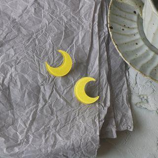 Moon Acrylic Earring