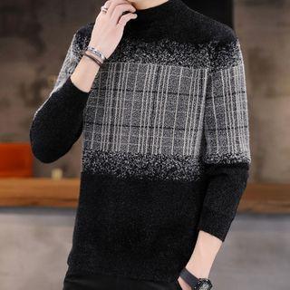 Plaid Pane Sweater